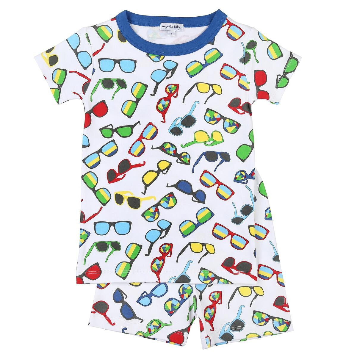 Magnolia Baby Little Boys Blue My Shades Sunglasses Print Short Pajamas by Magnolia Baby