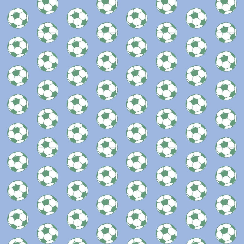 Lila & Hayes Boys Beckett Hang Out Pants - Blue Soccer Balls