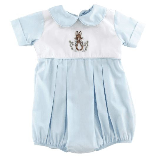 Bailey Boys Baby Bubble - Blue with Easter Bunny