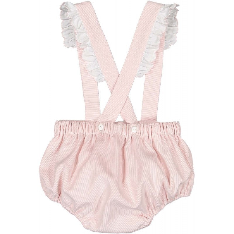 Sal & Pimenta Girls Pink Corduroy Nappie Cover Bubble