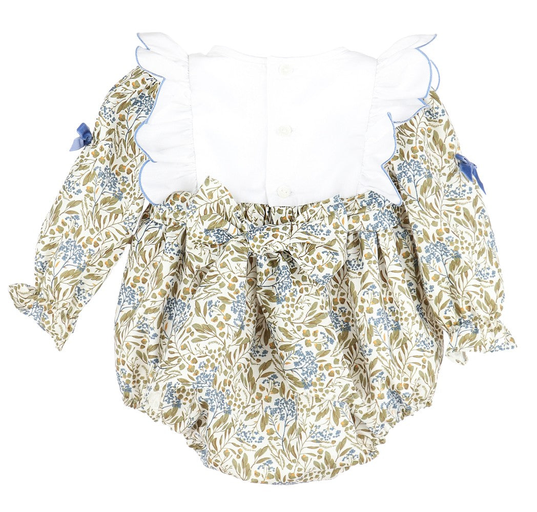 Sophie & Lucas Baby Girls Bubble - Autumn Harvest - Scallop Collar by Sophie & Lucas
