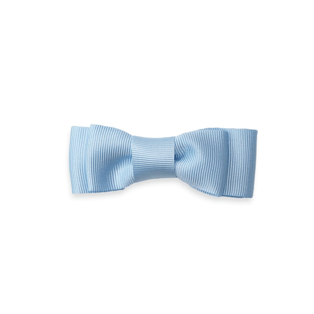 Eva's House Girls Midi Bow on Clip - Grosgrain - Light Blue by Evas House