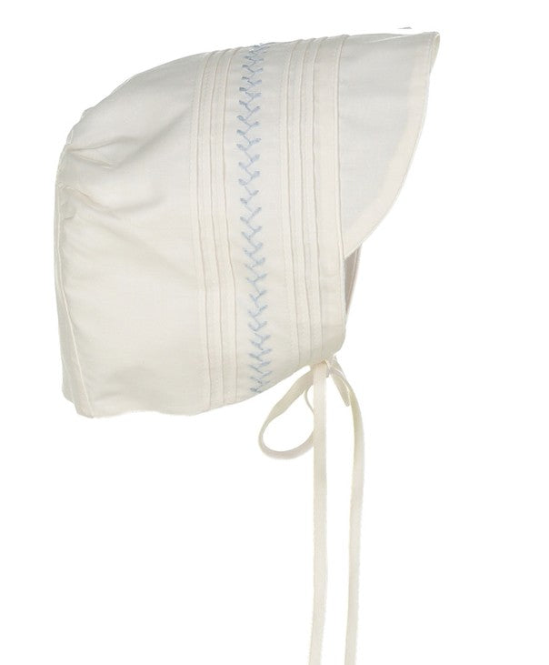 Feltman Brothers Baby Ivory / Blue Vintage Hat - Boy