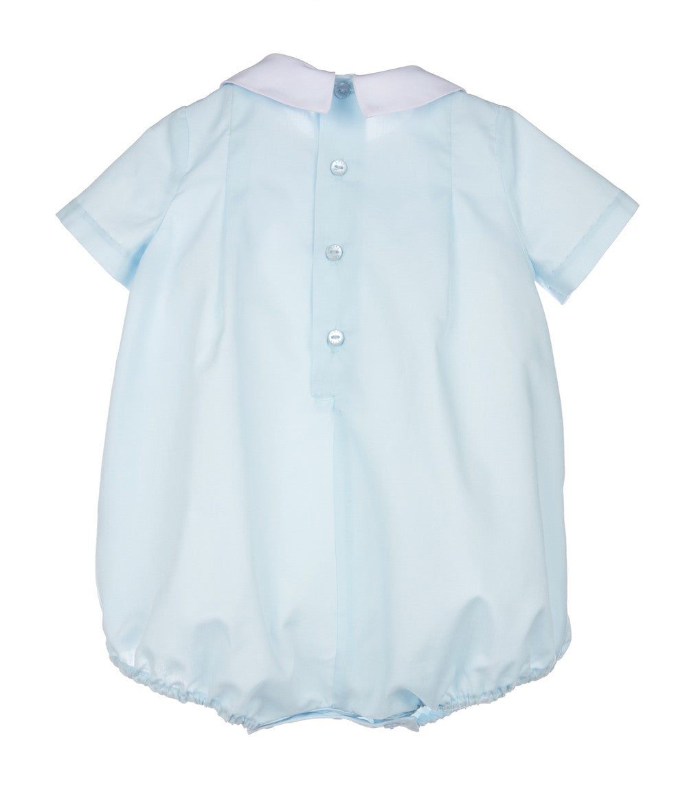Luli & Me Baby Boys Light Blue Bubble - Hand Stitched Details