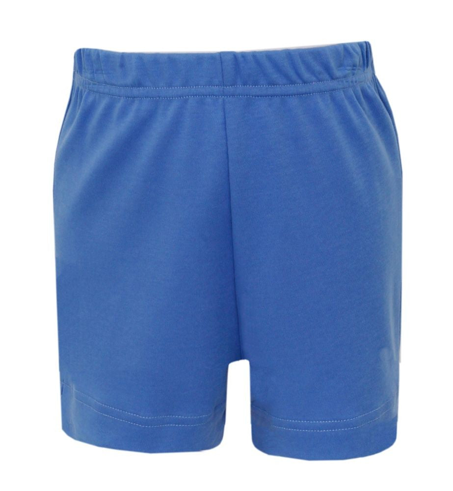 Claire & Charlie Boys Pull On Knit Shorts - Periwinkle Blue by Claire & Charlie