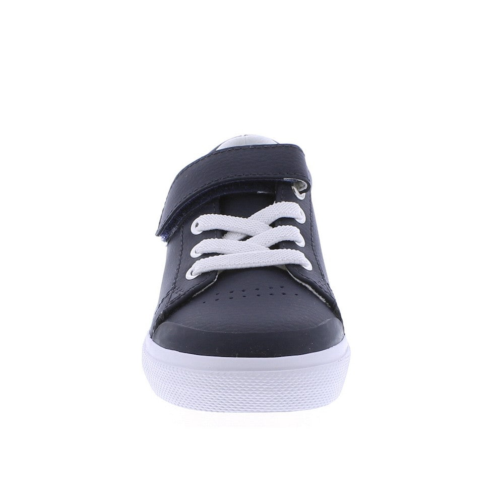 Footmates Boys Shoes - Reese - Leather - Navy Blue