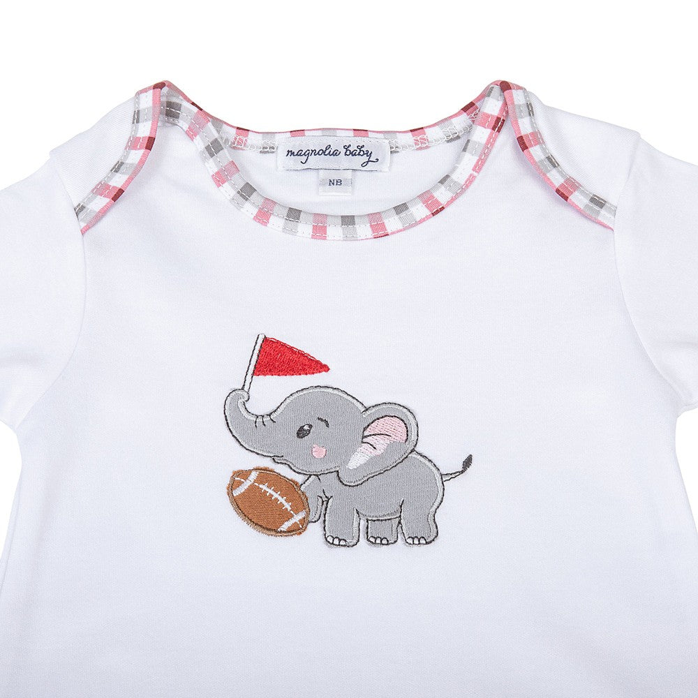 Magnolia Baby Alabama Crimson Tide Applique Lap Gown