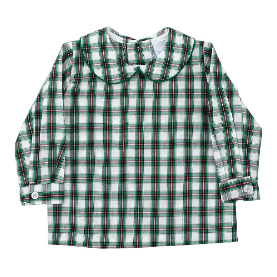 Bailey Boys Baby / Toddler Shirt - Evergreen Plaid