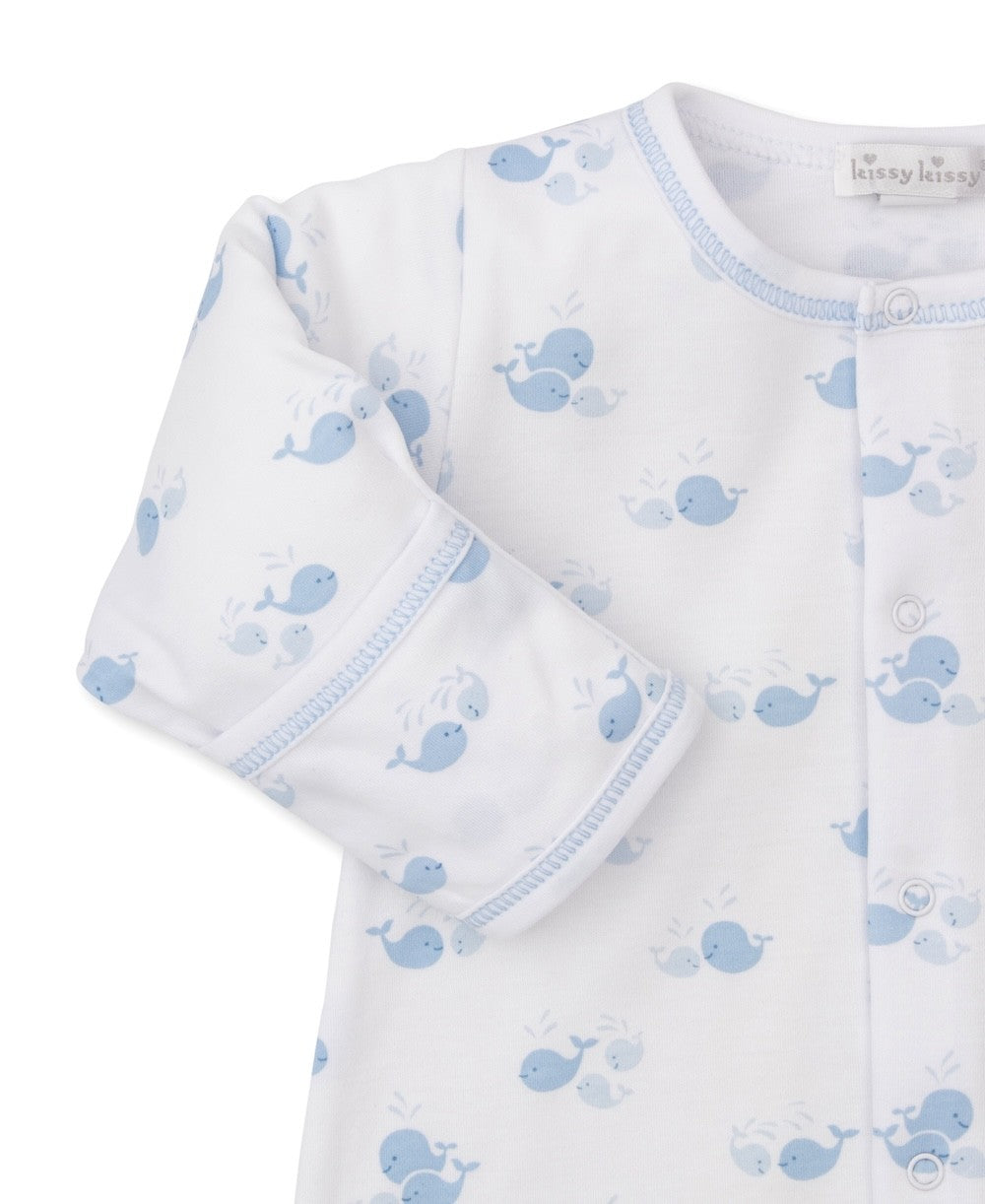 Kissy Kissy Baby Boys Blue Whale Wonder Converter Gown by Kissy Kissy