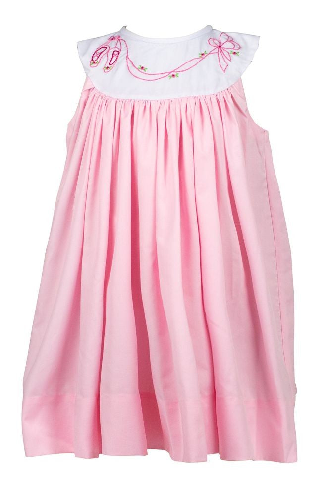Proper Peony Girls Pink Ballet Pirouette Sleeveless Dress