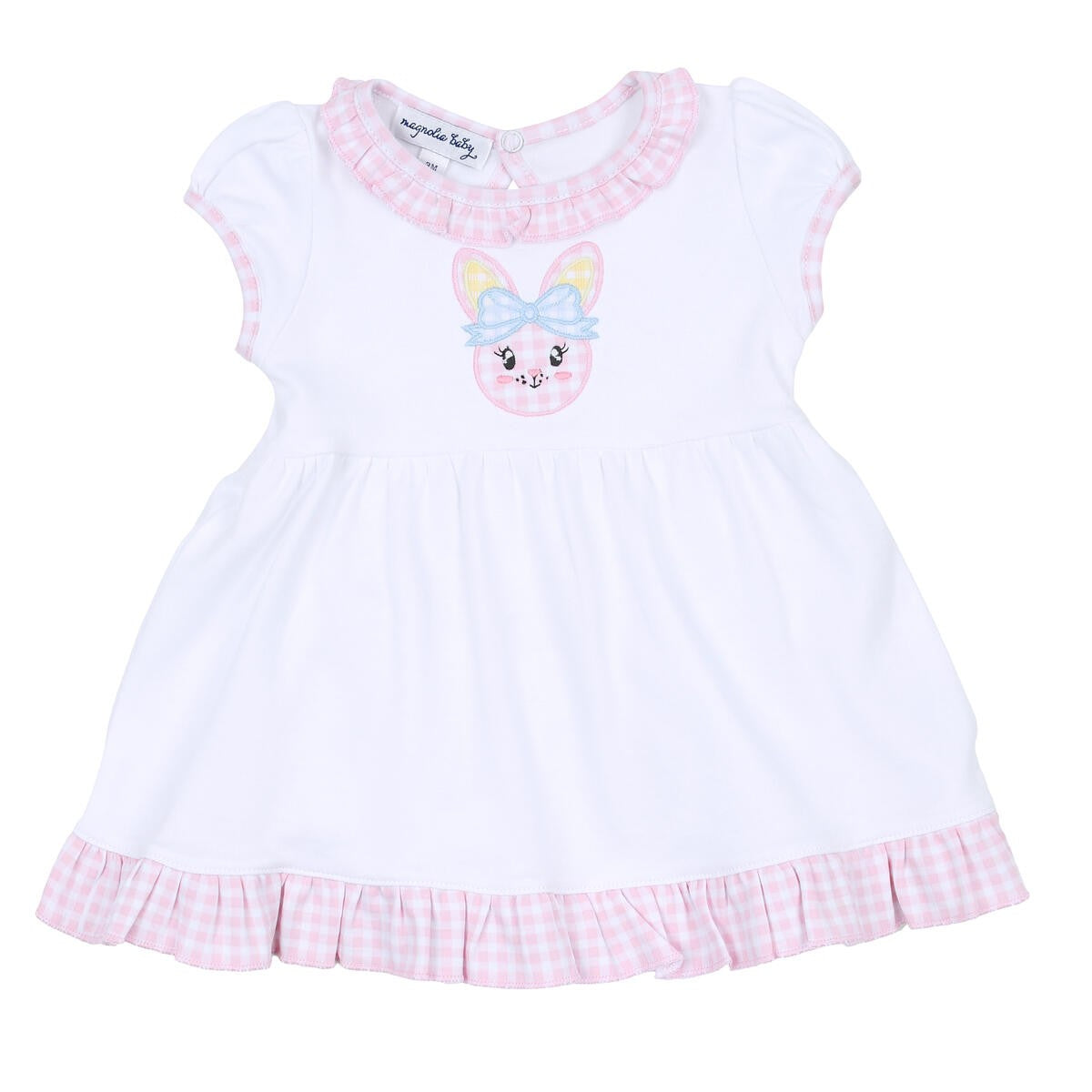 Magnolia Baby Girls Pink Lil' Easter Bunny Applique Dress by Magnolia Baby