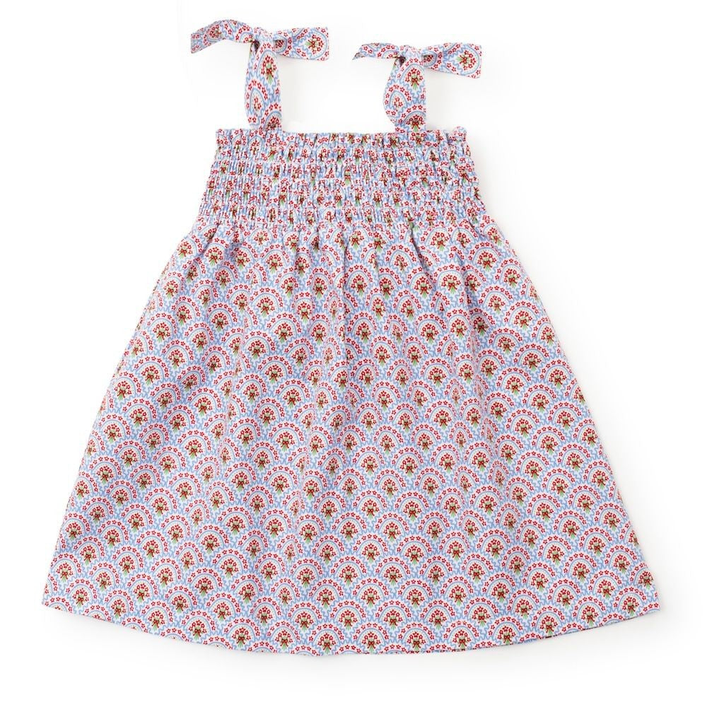 Lila & Hayes Girls Betsy Smocked Sun Dress - Bunting Floral