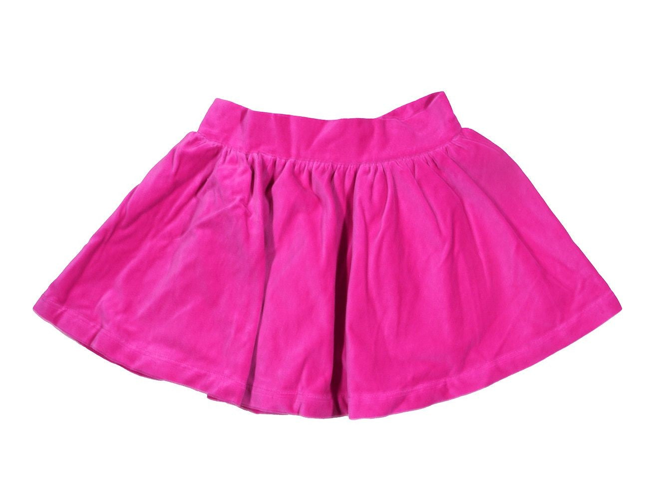 LuLu BeBe Girls Velvet Party Skirt - Pink by LuLu BeBe