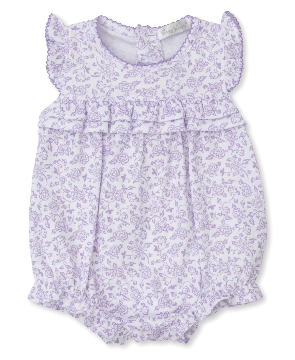 Kissy Kissy Baby Girls Bubble - Lilac Blooming Vines