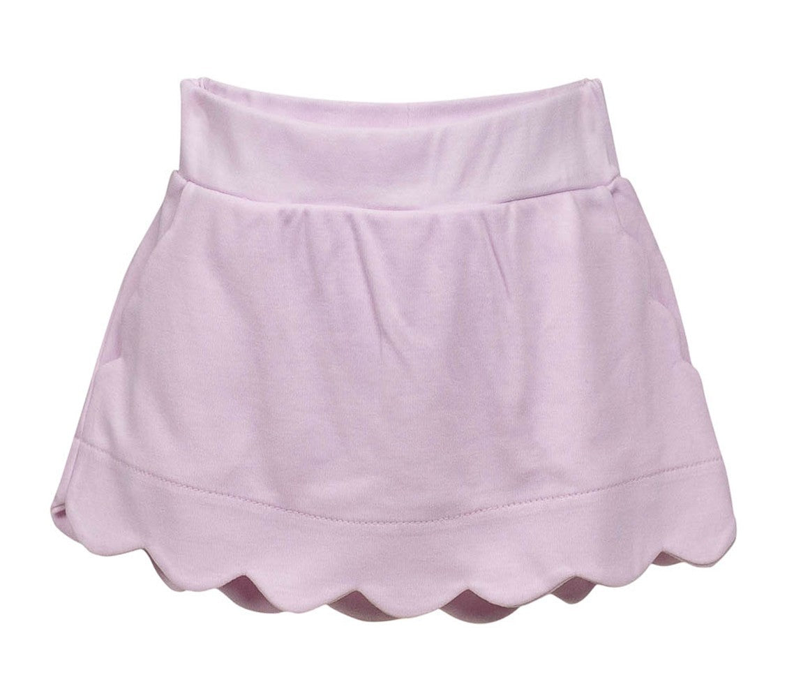 Proper Peony Pima Girls Sophie Scallop Skort - Pink