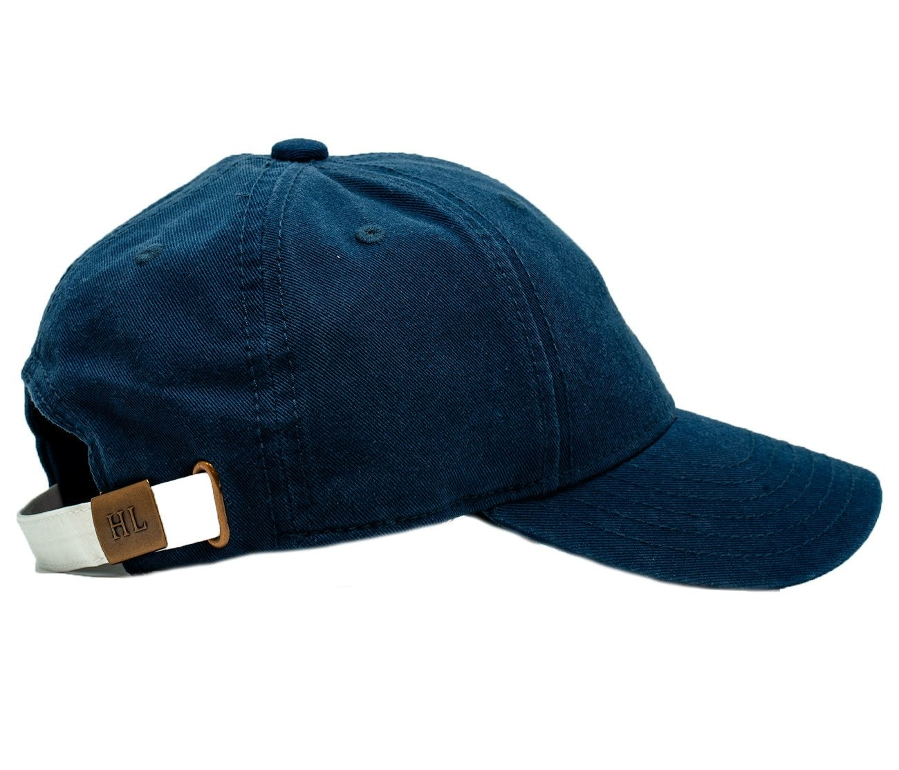 Harding Lane Kids Needlepoint Baseball Hat - Santa Yellow Labrador Lab Dog on Navy Blue