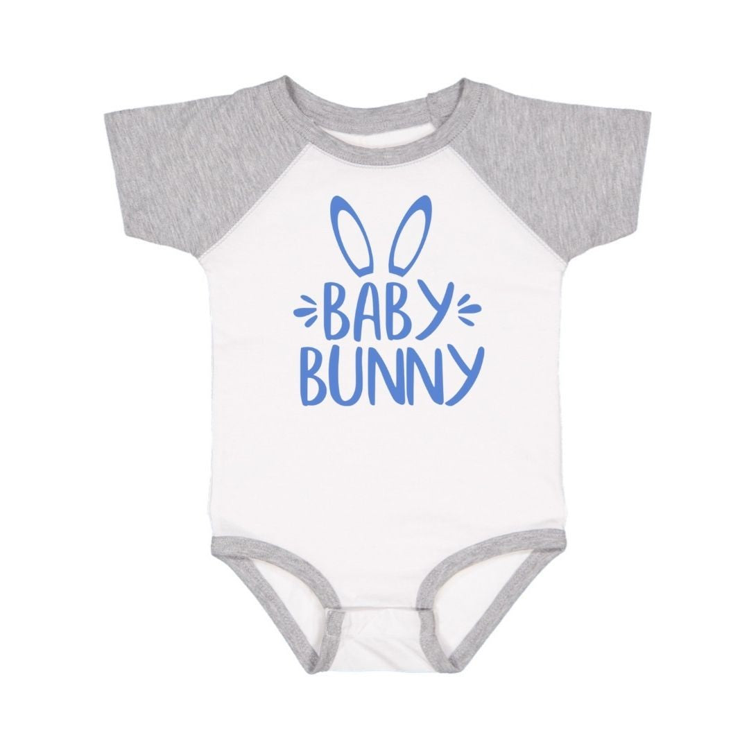 Sweet Wink Baby Bunny Ears Onesie - Blue Boy