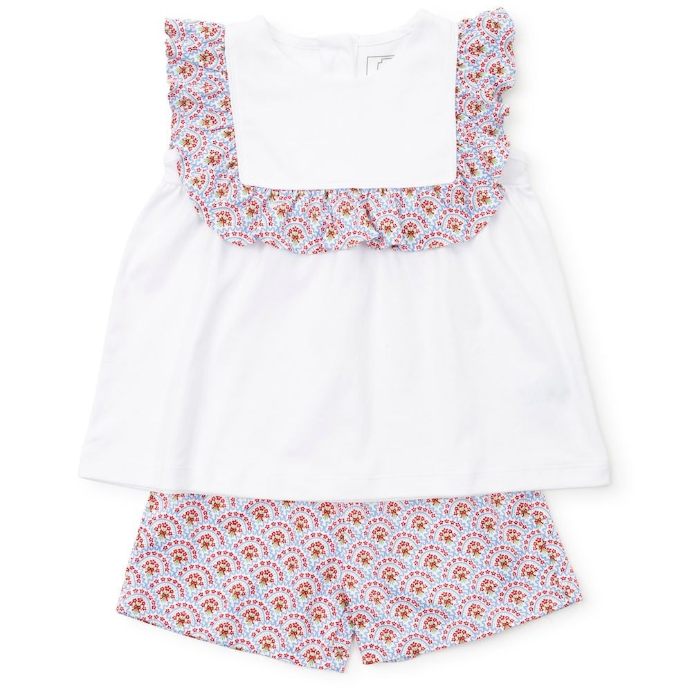 Lila & Hayes Girls Penelope Shorts Set - Bunting Floral