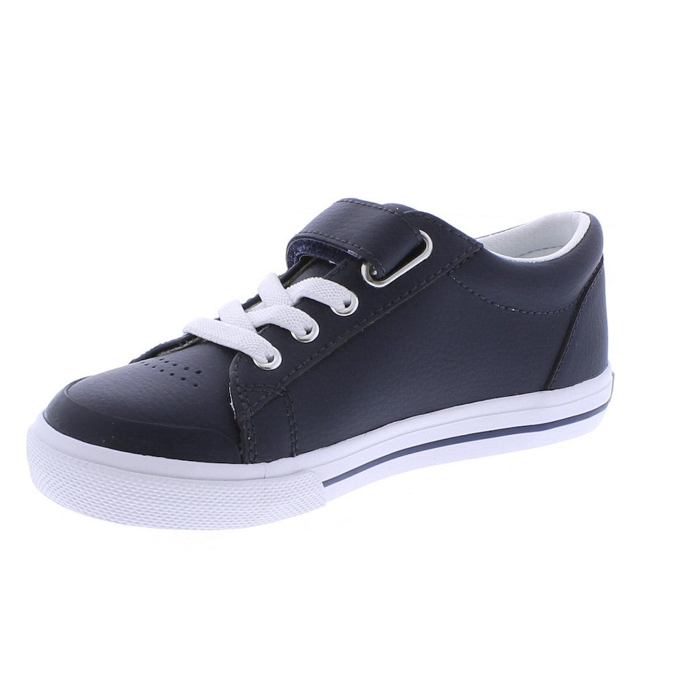 Footmates Boys Shoes - Reese - Leather - Navy Blue