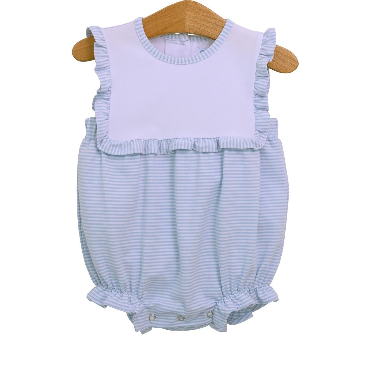 Trotter Street Kids Baby Girls Alice Bubble - Blue Stripes by Trotter Street Kids
