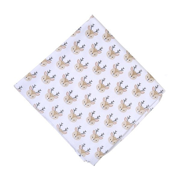 Magnolia Baby Boys Little Buck Printed Swaddle Blanket
