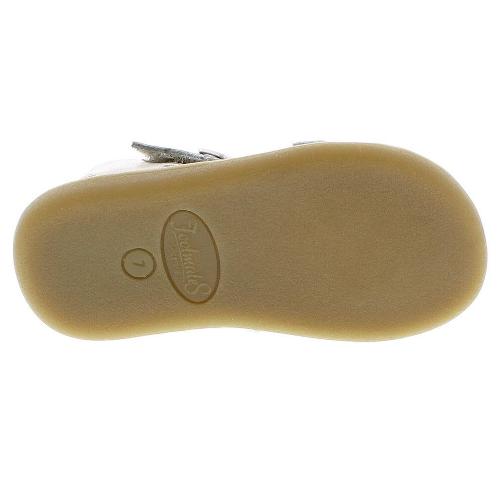 Footmates Girls Sustainable Sandals - Eco-Ariel Microfiber - Soft Gold by Footmates
