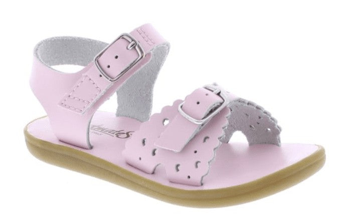 Footmates Girls Sustainable Sandals - Eco-Ariel Microfibre - Rose Pink