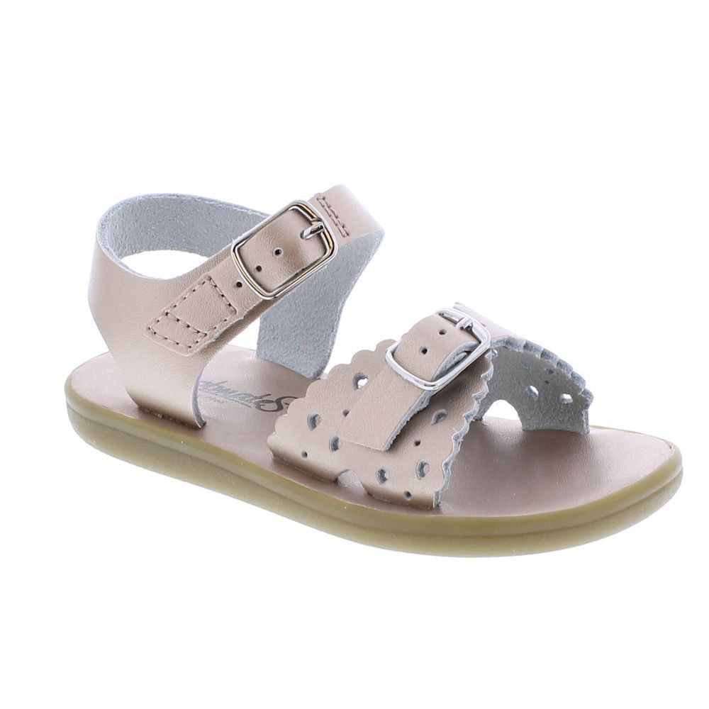 Footmates Girls Shoes - Ariel Sandals - Rose Gold