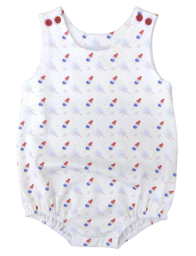 James & Lottie Baby Boys Landon Bubble - Patriotic Popsicles