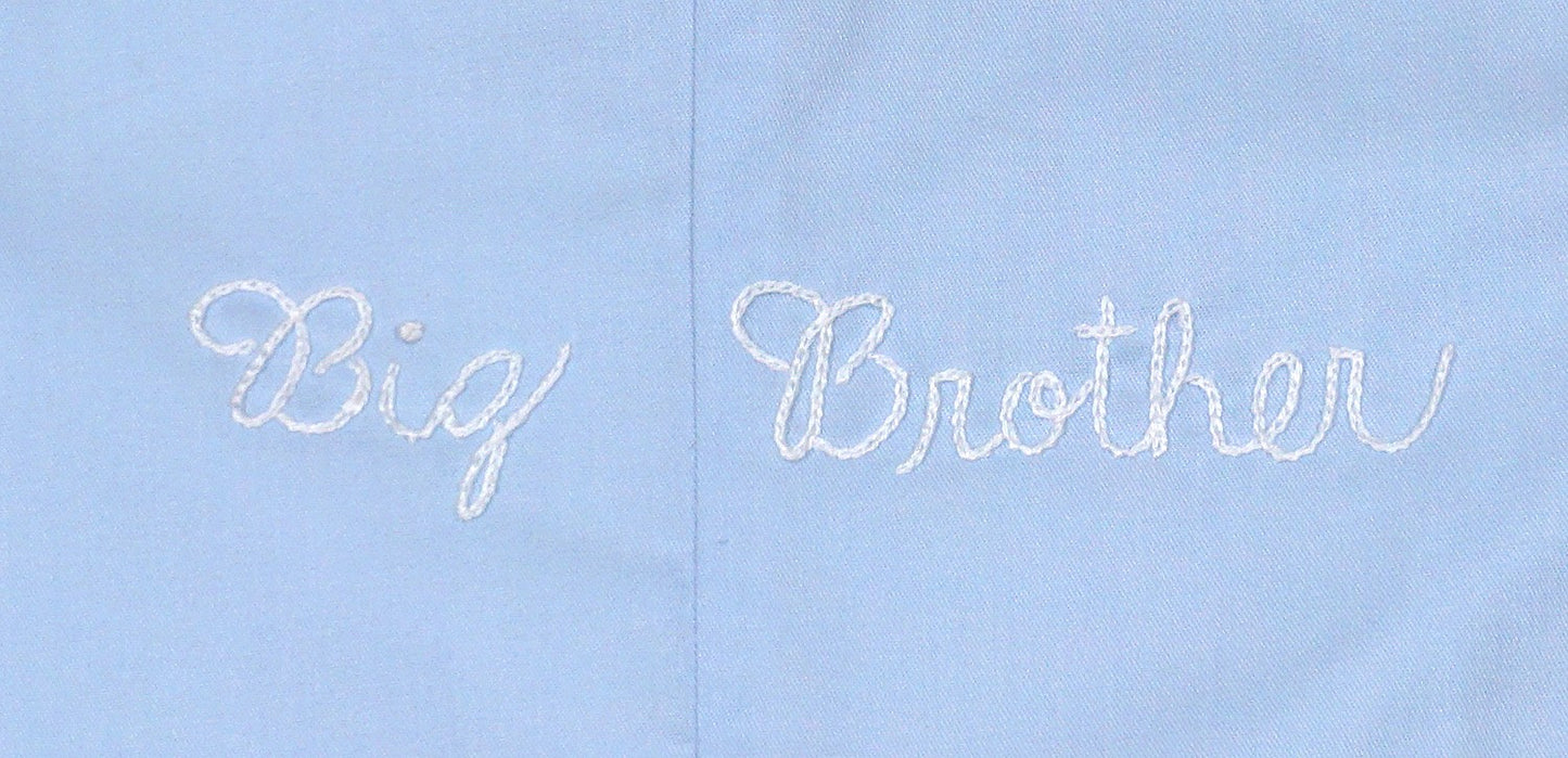 The Proper Peony Boys Blue Big Brother Jon Jon