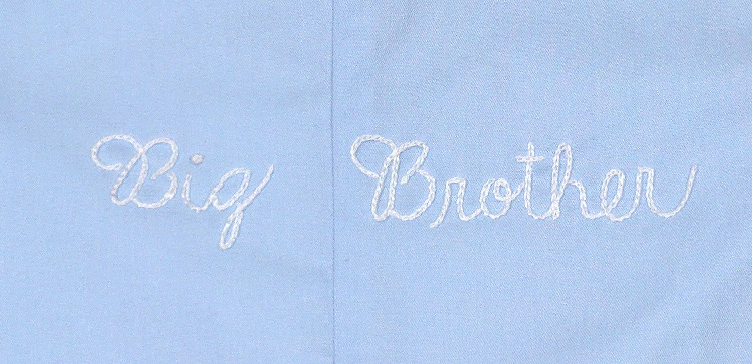 The Proper Peony Boys Blue Big Brother Jon Jon