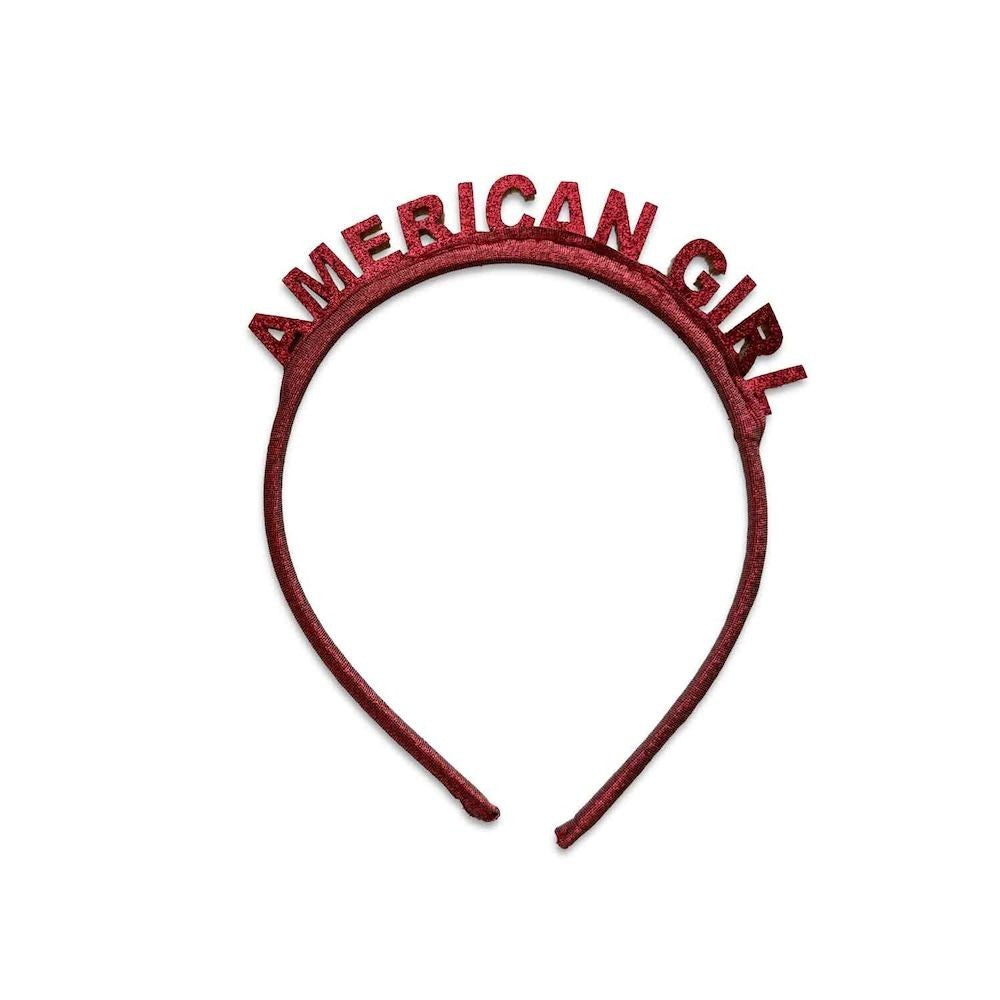 Eva's House Girls Headband - Red Patriotic American Girl by Evas House