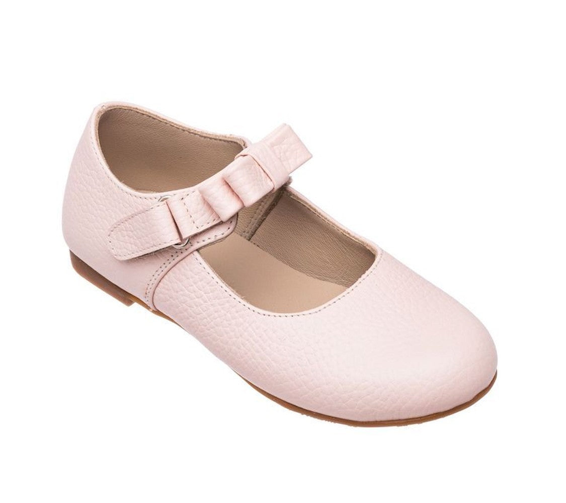 Elephantito Girls Shoes - Charlotte Mary Janes with Bow - Pink