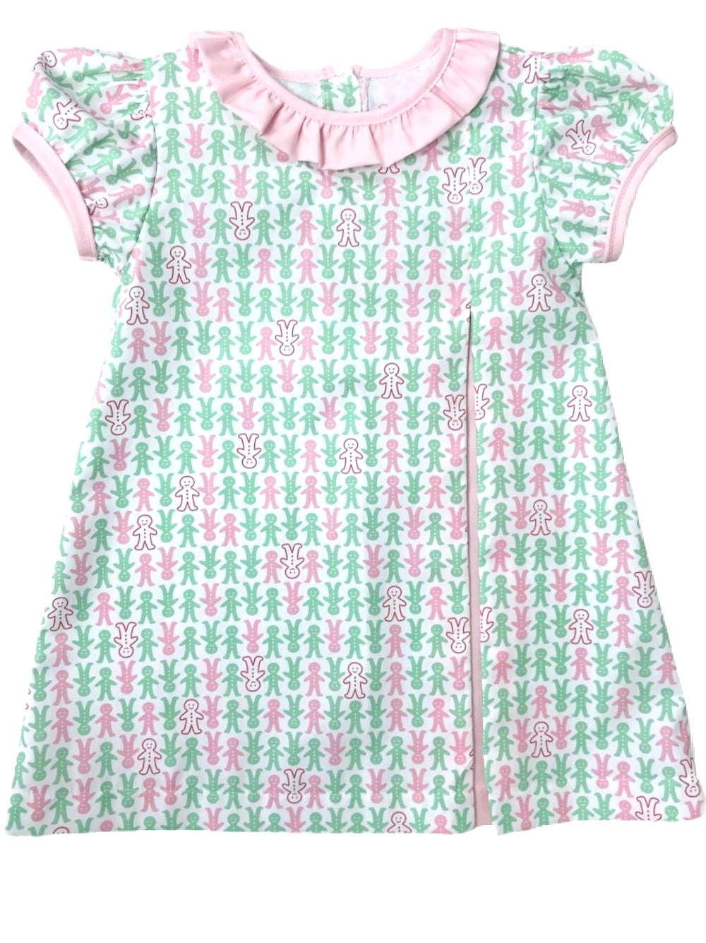 James & Lottie Girls Payton Dress - Pink Gingerbread by James & Lottie