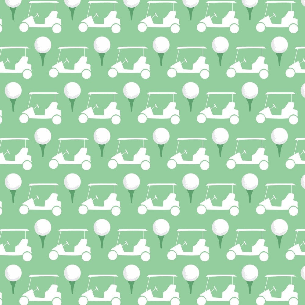 Lila & Hayes Baby Boys Reid Pima Cotton Bubble - Golf Putting Green