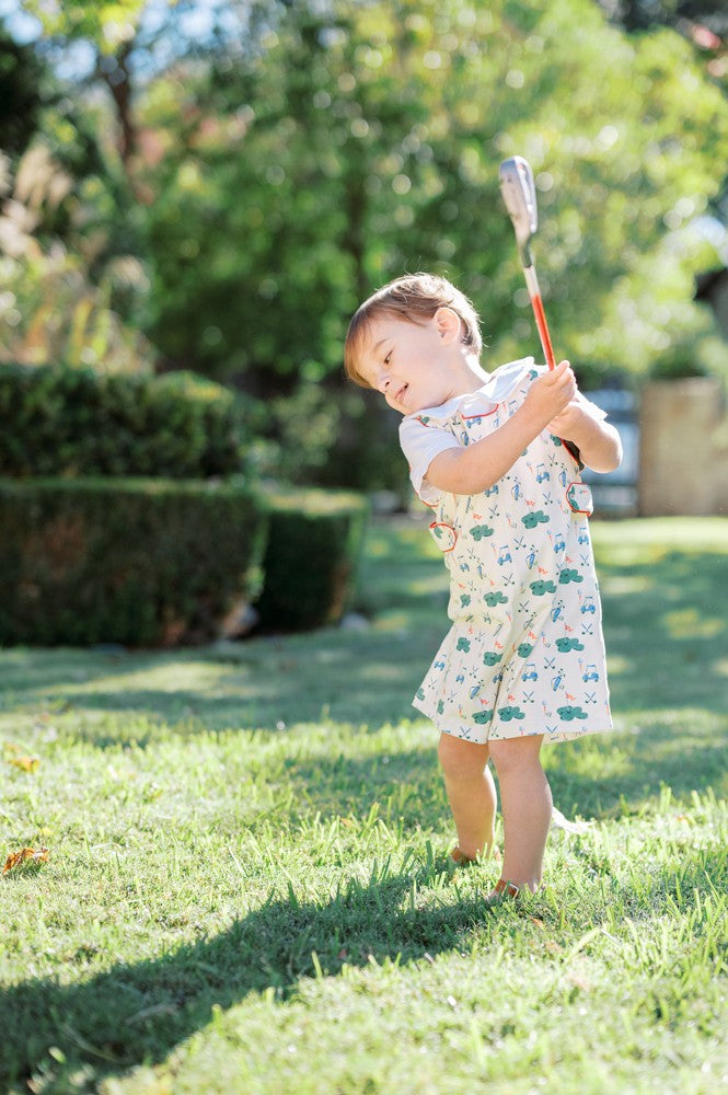 Proper Peony Pima Baby Boys Jon Jon - Golf Theme