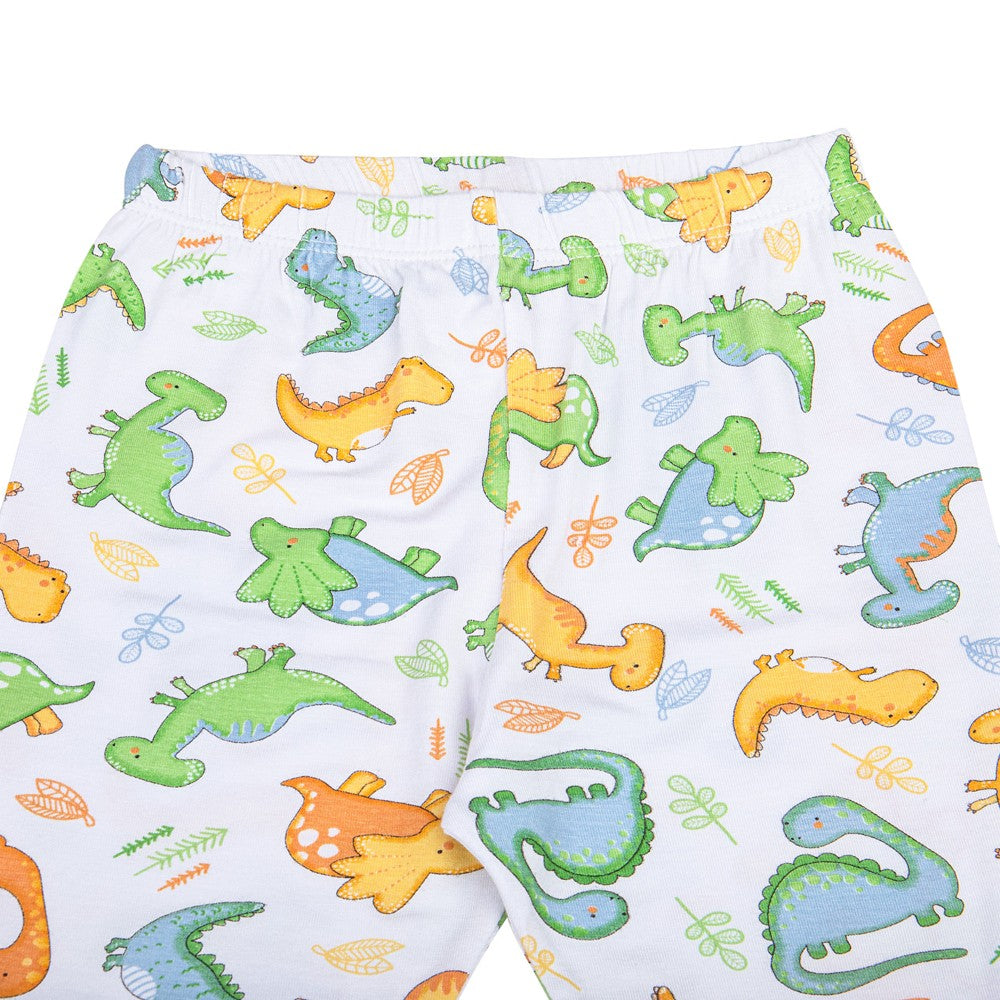 Magnolia Baby Little Boys Blue Dino Dreams Long Pajamas