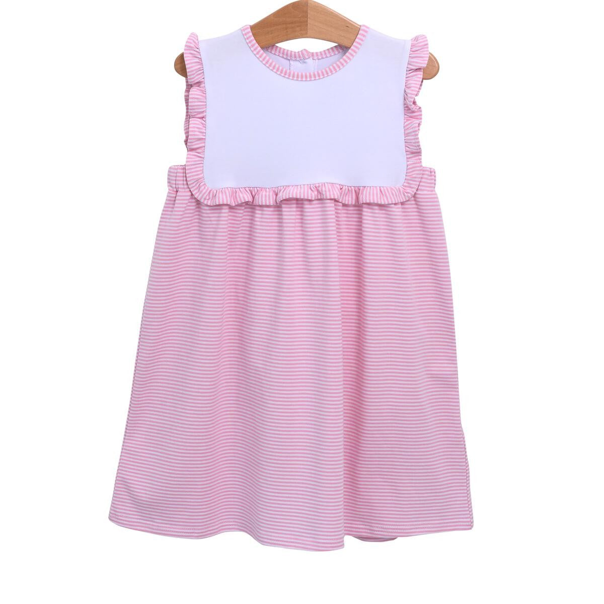 Trotter Street Kids Girls Alice Dress - Pink Stripes