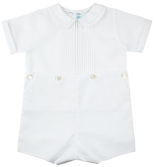 Feltman Brothers Infant / Toddler Boys Dressy White Button On Suit