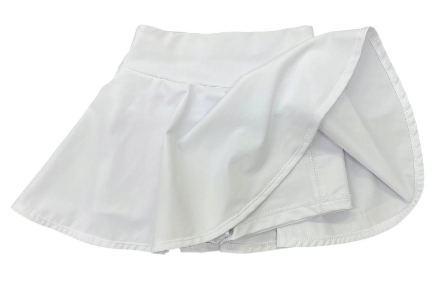 Be Elizabeth by James & Lottie Girls Athleisure Tennis Skort - White