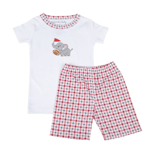 Magnolia Baby Alabama Crimson Tide Applique Short Pajamas