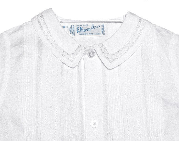 Feltman Brothers Baby Boys Take Me Home Gown with Hat - All White
