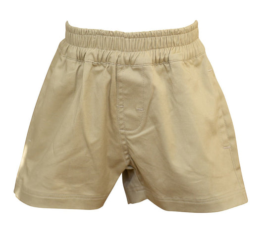 Proper Peony Parkside Boys Spencer Shorts - Tan Khaki