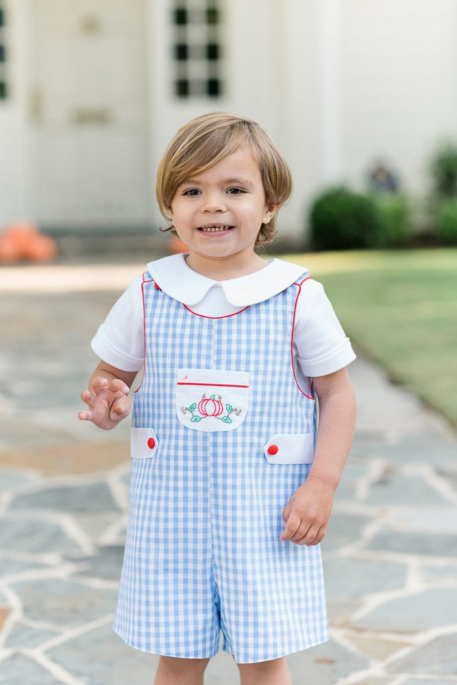 Proper Peony Baby / Toddler Boys Light Blue Peyton Pumpkin Jon Jon