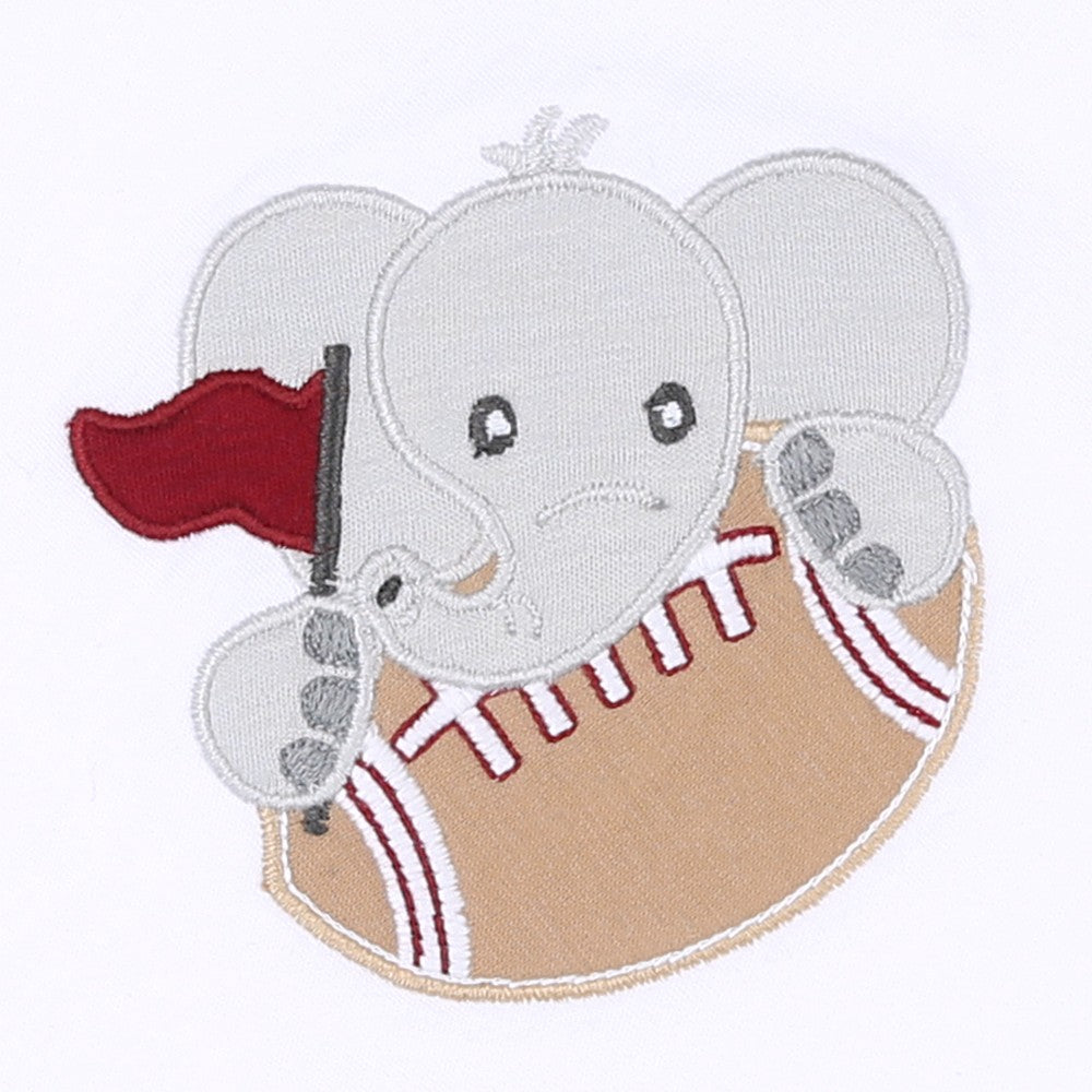 Magnolia Baby Boys Bubble with Pocket - Alabama Football Elephant