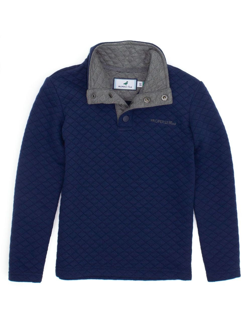 Properly Tied Boys Club Pullover - Navy Blue