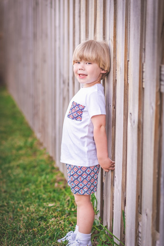 Proper Peony Parkside Boys Shorts - Apple Plaid