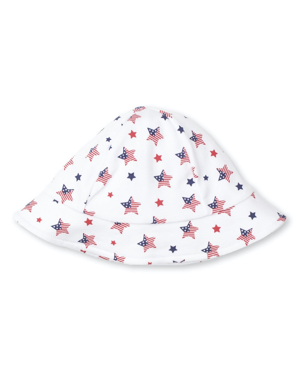 Kissy Kissy Baby Sun Hat - Esprit de America Patriotic Flag Stars