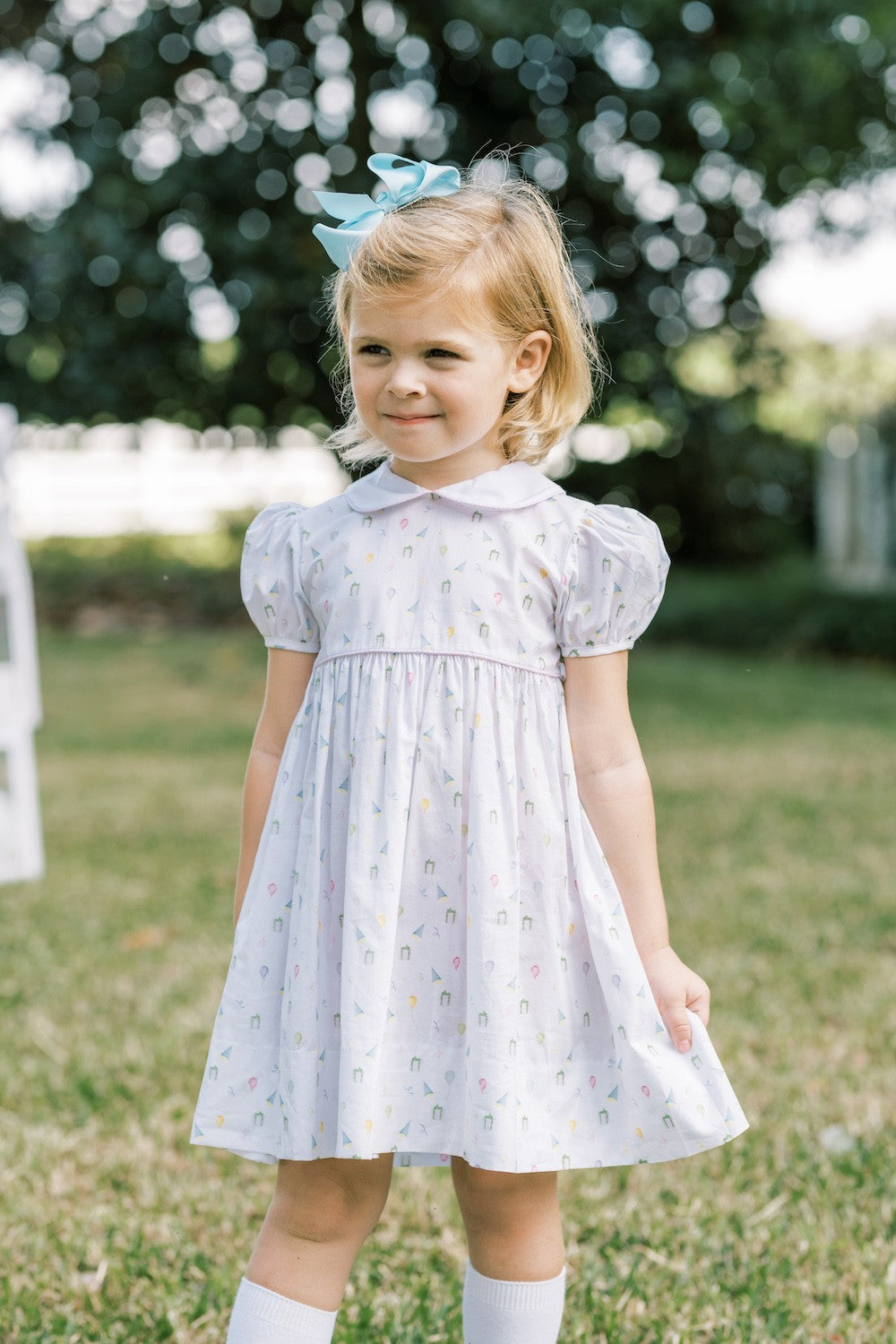 Lullaby Set Baby / Toddler Girls Birthday Party Dress with Collar - Pink
