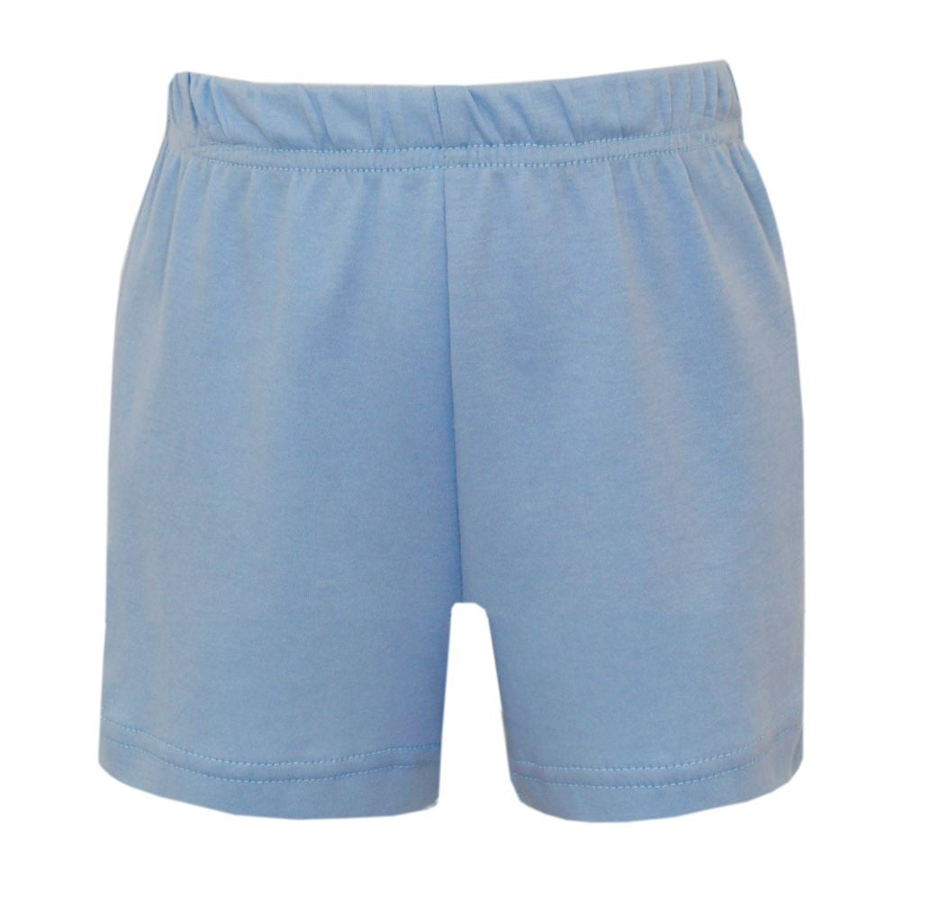 Claire & Charlie Boys Pull On Knit Shorts - Light Blue